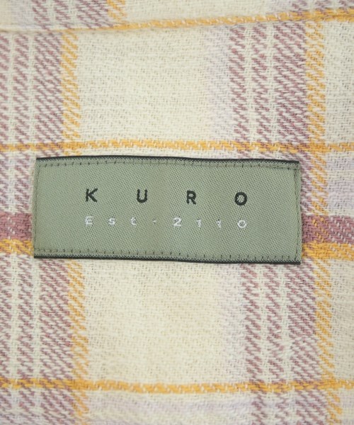 KURO（クロ）カジュアルシャツ 白 サイズ:1(M位) メンズ/2200730988175
