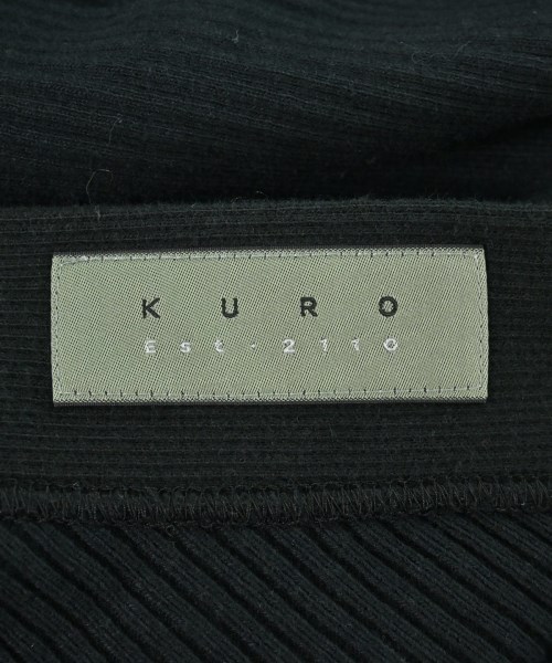KURO（クロ）スウェット 黒 サイズ:1(M位) レディース/2200691784021