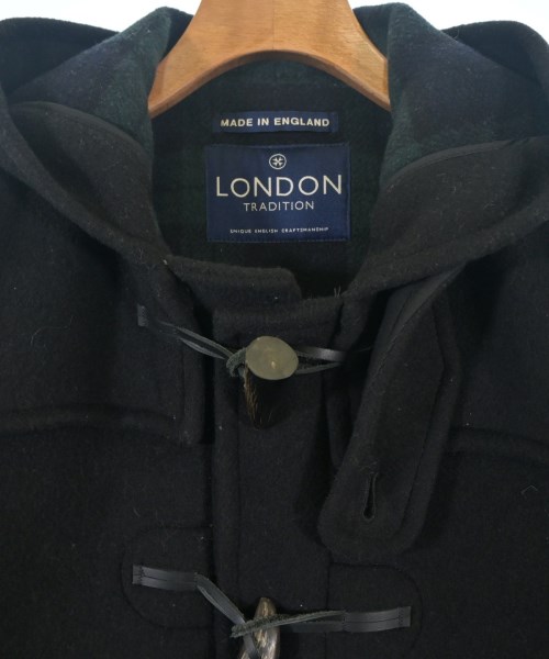 LONDON TRADITION（ロンドントラディション）ダッフルコート 黒 サイズ:46(M位) メンズ/2200706855227