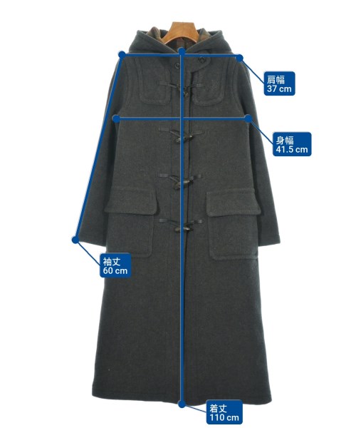 LONDON TRADITION（ロンドントラディション）ダッフルコート グレー サイズ:36(S位) レディース/2200623286012