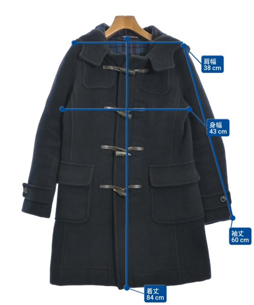 LONDON TRADITION（ロンドントラディション）ダッフルコート 紺 サイズ:36(S位) レディース/2200625022014