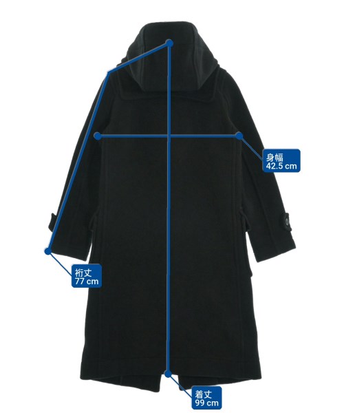 LONDON TRADITION（ロンドントラディション）ダッフルコート 黒 サイズ:32(M位) レディース/2200710897015