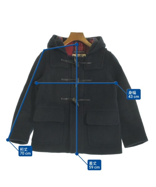 LONDON TRADITION（ロンドントラディション）ダッフルコート 紺 サイズ:34(XS位) レディース/2200629105041