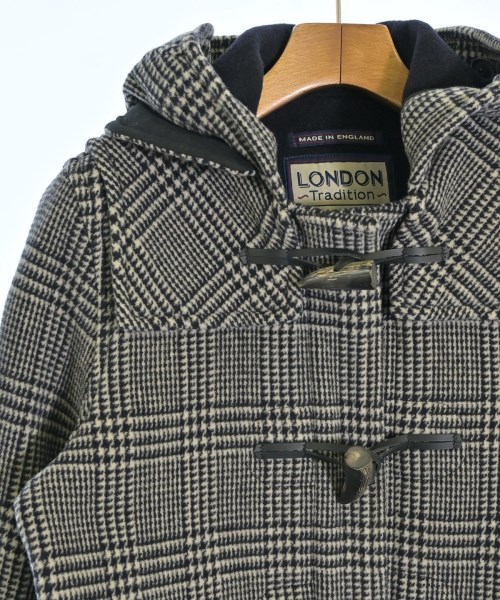 LONDON TRADITION（ロンドントラディション）ダッフルコート 黒 サイズ:36(S位) レディース/2200701030018