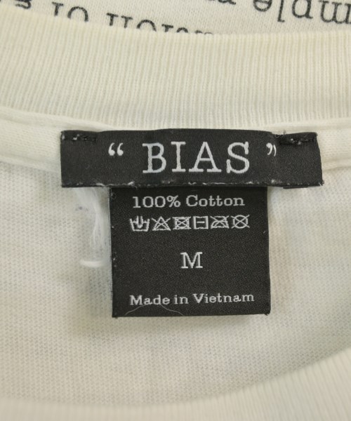 BIAS（バイアス）Tシャツ・カットソー 白 サイズ:M メンズ/2200673898029