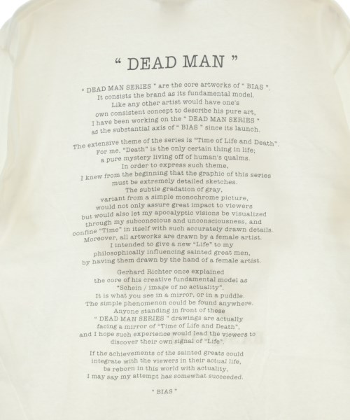 BIAS（バイアス）Tシャツ・カットソー 白 サイズ:M メンズ/2200673898029