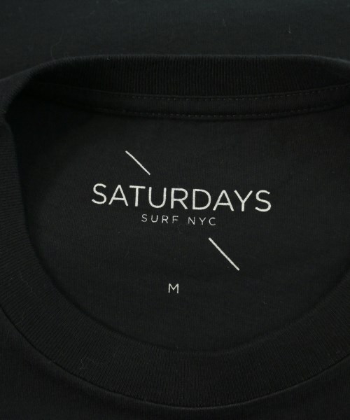 SATURDAYS SURF NYC（サタダーズサーフニューヨーク）Tシャツ・カットソー 黒 サイズ:M メンズ/2200617488101