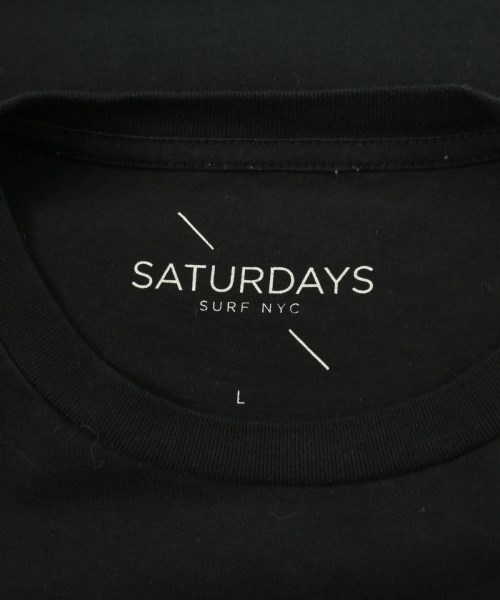 SATURDAYS SURF NYC（サタダーズサーフニューヨーク）Tシャツ・カットソー 黒 サイズ:L メンズ/2200617488118