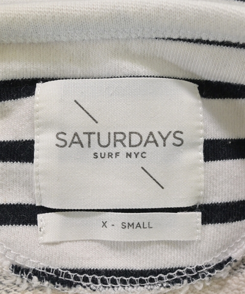 SATURDAYS SURF NYC（サタダーズサーフニューヨーク）Tシャツ・カットソー 白 サイズ:XS レディース/2200627339400