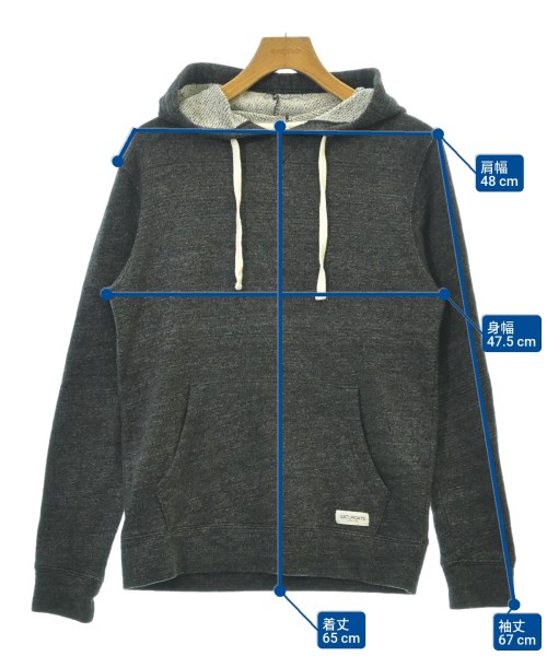 SATURDAYS SURF NYC（サタダーズサーフニューヨーク）パーカー グレー サイズ:S メンズ/2200618089055