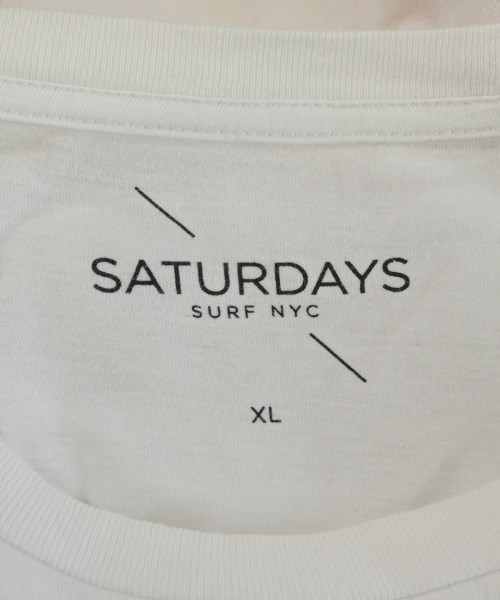 SATURDAYS SURF NYC（サタダーズサーフニューヨーク）Tシャツ・カットソー 白 サイズ:XL メンズ/2200675089111