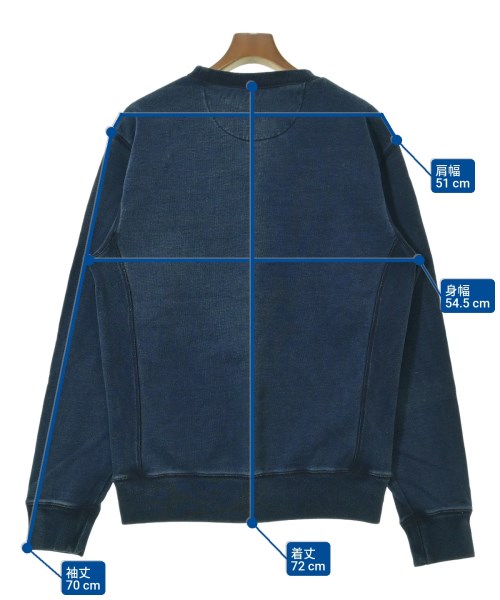 SATURDAYS SURF NYC（サタダーズサーフニューヨーク）スウェット 青 サイズ:M メンズ/2200676128055