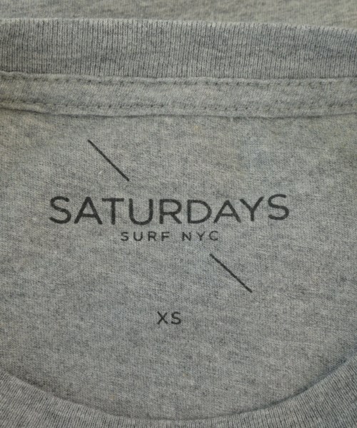 SATURDAYS SURF NYC（サタダーズサーフニューヨーク）Tシャツ・カットソー グレー サイズ:XS メンズ/2200648711131