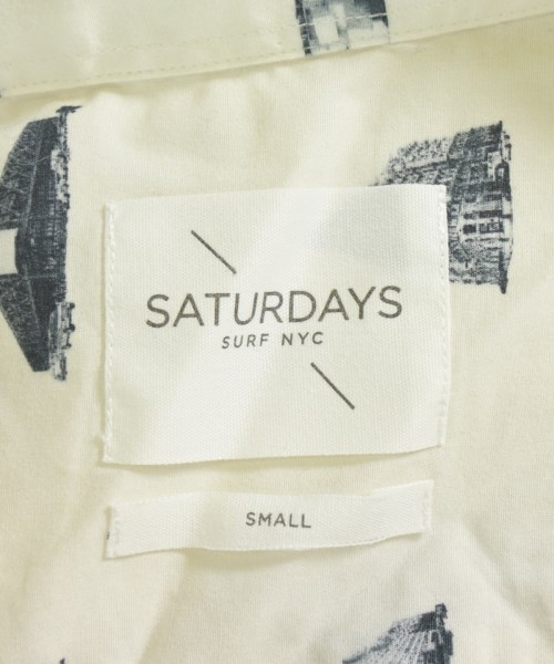 SATURDAYS SURF NYC（サタダーズサーフニューヨーク）カジュアルシャツ 白 サイズ:S メンズ/2200657132705