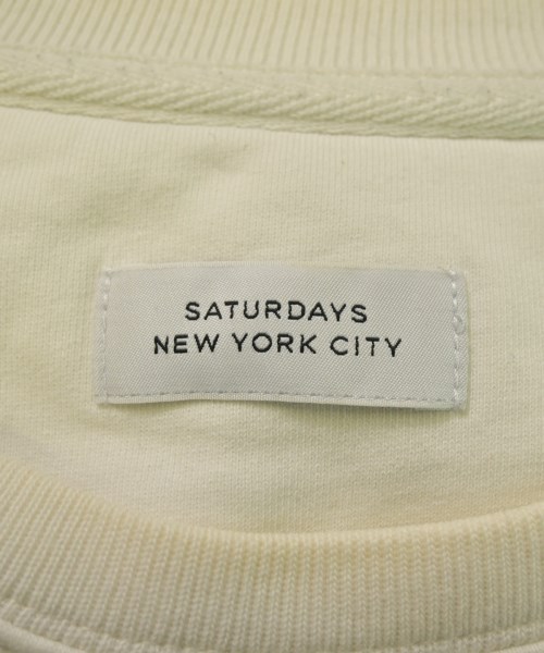 SATURDAYS SURF NYC（サタダーズサーフニューヨーク）スウェット 白 サイズ:L メンズ/2200647438077