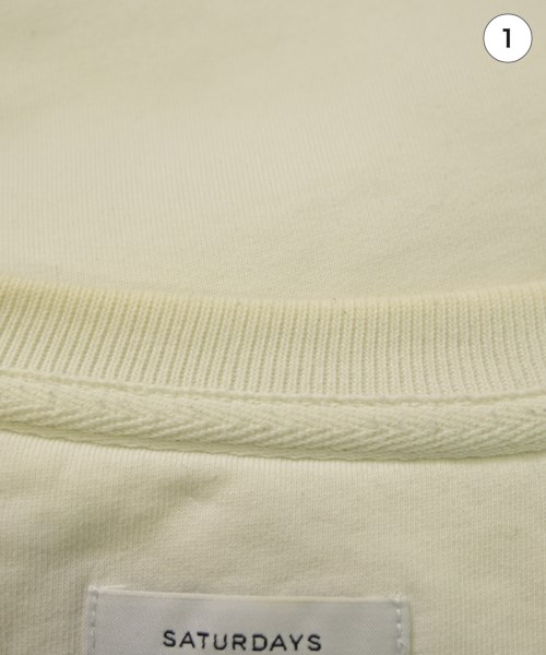 SATURDAYS SURF NYC（サタダーズサーフニューヨーク）スウェット 白 サイズ:L メンズ/2200647438077