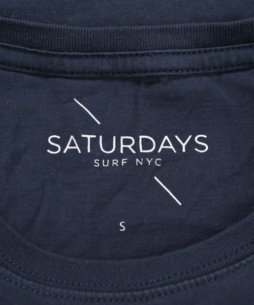 SATURDAYS SURF NYC（サタダーズサーフニューヨーク）Tシャツ・カットソー 紺 サイズ:S メンズ/2200662950219