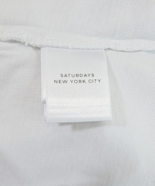 SATURDAYS SURF NYC（サタダーズサーフニューヨーク）Tシャツ・カットソー 白 サイズ:M メンズ/2200667494084