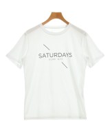 SATURDAYS SURF NYC（サタダーズサーフニューヨーク）Tシャツ・カットソー 白 サイズ:S メンズ/2200721381121