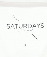 SATURDAYS SURF NYC（サタダーズサーフニューヨーク）Tシャツ・カットソー 白 サイズ:S メンズ/2200721381121