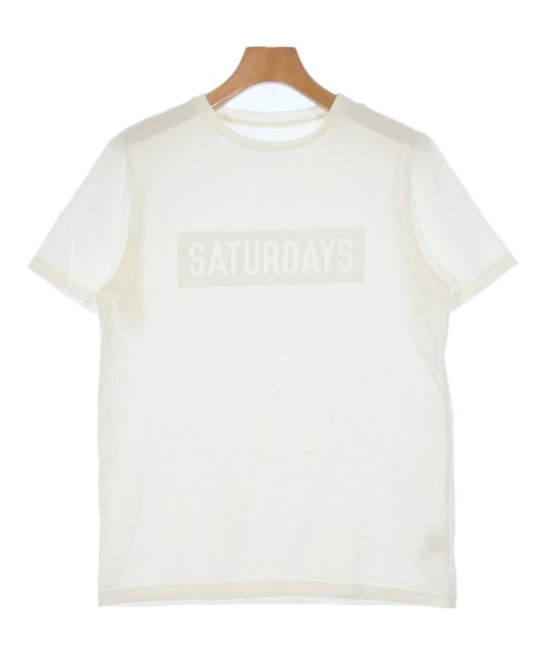 SATURDAYS SURF NYC(サタダーズサーフニューヨーク)Tシャツ・カットソー 白 サイズ:S/2200685639085