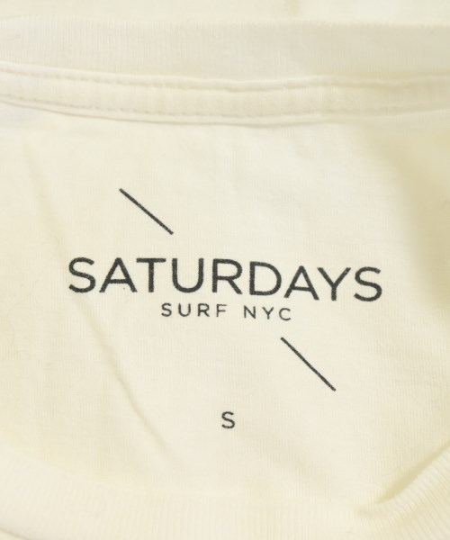 SATURDAYS SURF NYC（サタダーズサーフニューヨーク）Tシャツ・カットソー 白 サイズ:S レディース/2200685639085