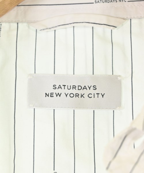 SATURDAYS SURF NYC（サタダーズサーフニューヨーク）カジュアルシャツ 白 サイズ:L メンズ/2200692816028