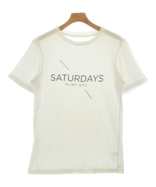 SATURDAYS SURF NYC(サタダーズサーフニューヨーク)Tシャツ・カットソー 白 サイズ:S/2200693282013