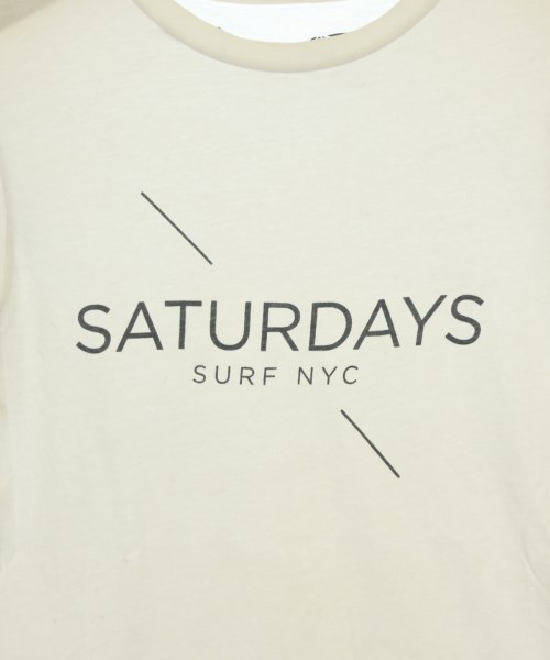 SATURDAYS SURF NYC（サタダーズサーフニューヨーク）Tシャツ・カットソー 白 サイズ:S メンズ/2200693282013