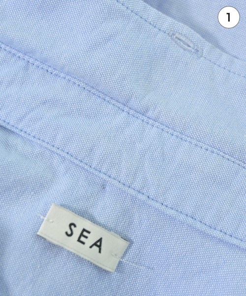 SEA（シー）カジュアルシャツ 青 サイズ:F レディース/2200701978013