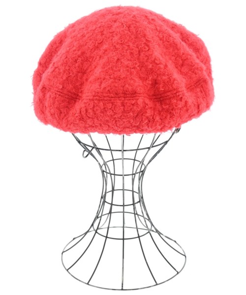 FERRUCCIO VECCHI（フェリシオベッキ）ハンチング・ベレー帽 赤 サイズ:F レディース/2200635413024