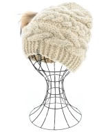 FERRUCCIO VECCHI（フェリシオベッキ）ニットキャップ・ビーニー ベージュ サイズ:- レディース/2200626221577