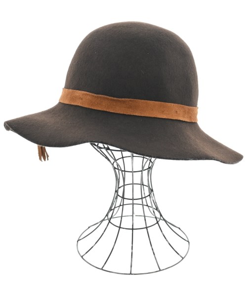 FERRUCCIO VECCHI(フェリシオベッキ)ハット 茶 サイズ:-/2200649648092