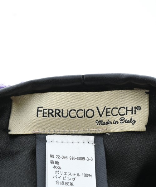 FERRUCCIO VECCHI（フェリシオベッキ）ハンチング・ベレー帽 紫 サイズ:- レディース/2200650503045