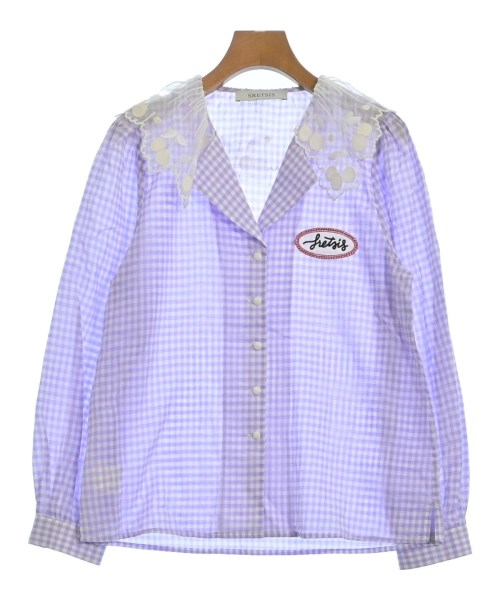 Sretsis(スレトシス)ブラウス 紫 サイズ:4(XL位)/2200664938055