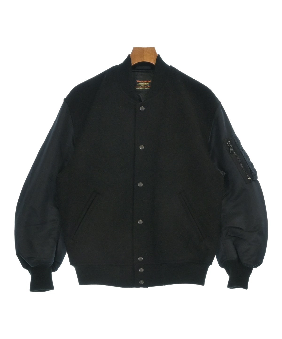 SKOOKUM（スクーカム）スタジャン 黒 サイズ:S メンズ/2200643945029