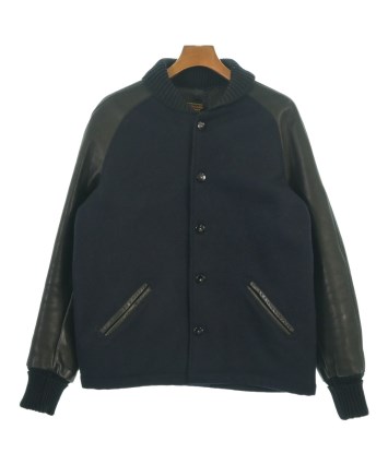 SKOOKUM（スクーカム）スタジャン 紺 サイズ:38(M位) メンズ