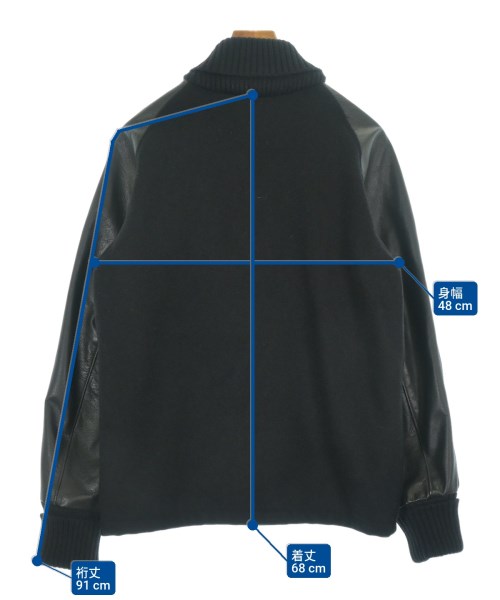 SKOOKUM（スクーカム）スタジャン 黒 サイズ:34(S位) メンズ/2200622517018