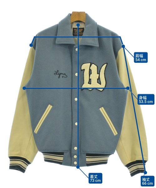 SKOOKUM（スクーカム）スタジャン 青 サイズ:M メンズ/2200620340076