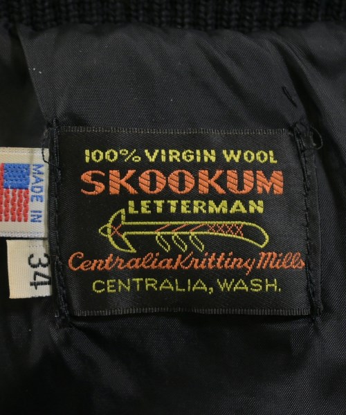 SKOOKUM（スクーカム）スタジャン 紺 サイズ:34(XS位) レディース/2200610644023