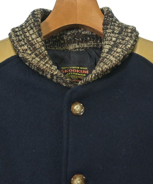 SKOOKUM（スクーカム）スタジャン 紺 サイズ:38(M位) メンズ/2200656201013