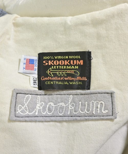 SKOOKUM（スクーカム）スタジャン グレー サイズ:36(S位) レディース/2200649590049