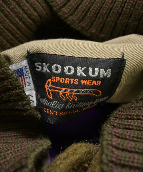 SKOOKUM（スクーカム）スタジャン カーキ サイズ:44(S位) メンズ/2200667963160