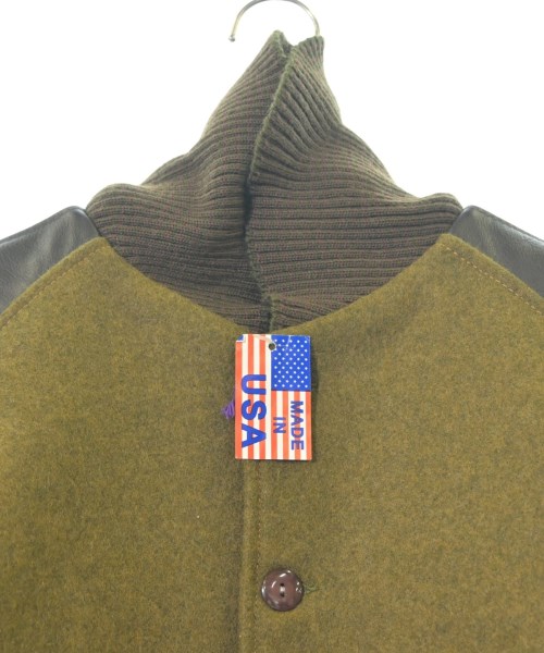 SKOOKUM（スクーカム）スタジャン カーキ サイズ:44(S位) メンズ/2200667963160