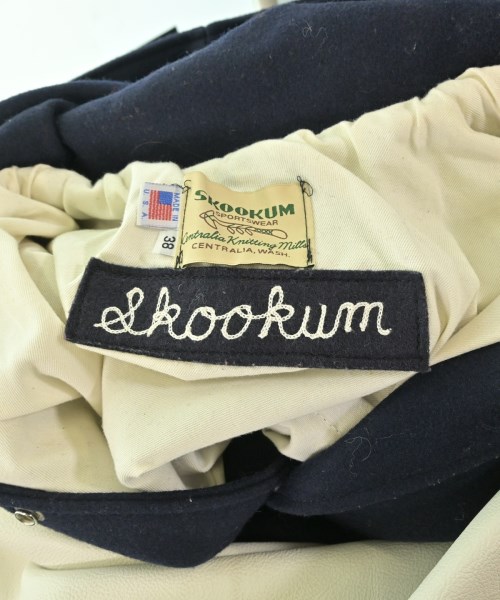 SKOOKUM（スクーカム）スタジャン 紺 サイズ:38(L位) メンズ/2200669105018
