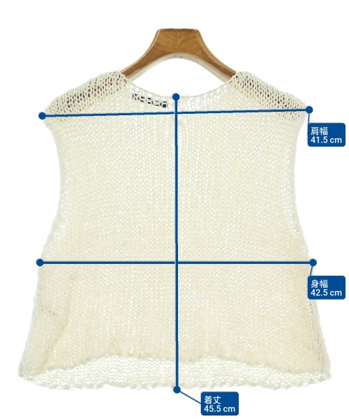 mizuiro ind（ミズイロインド）ベスト 白 サイズ:-(M位) レディース/2200619070052