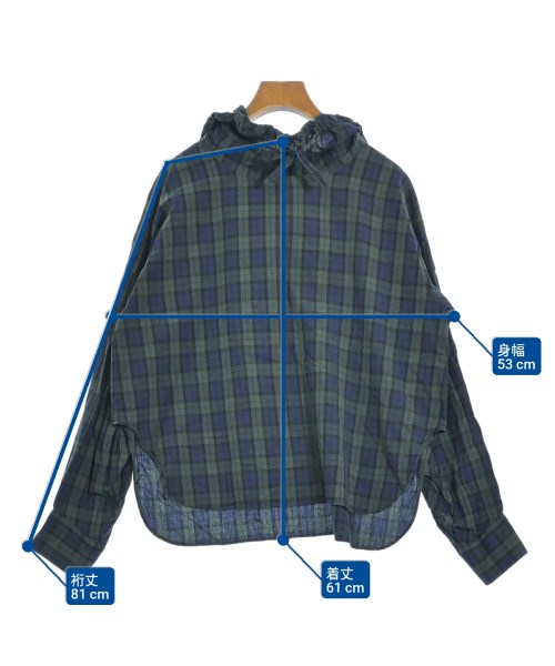 mizuiro ind（ミズイロインド）カジュアルシャツ 紺 サイズ:-(M位) レディース/2200634555121