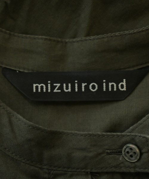 mizuiro ind（ミズイロインド）シャツワンピース 茶 サイズ:F レディース/2200635732033