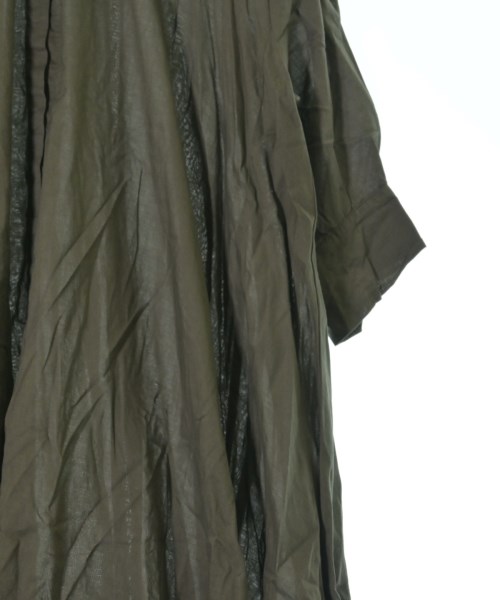 mizuiro ind（ミズイロインド）シャツワンピース 茶 サイズ:F レディース/2200635732033