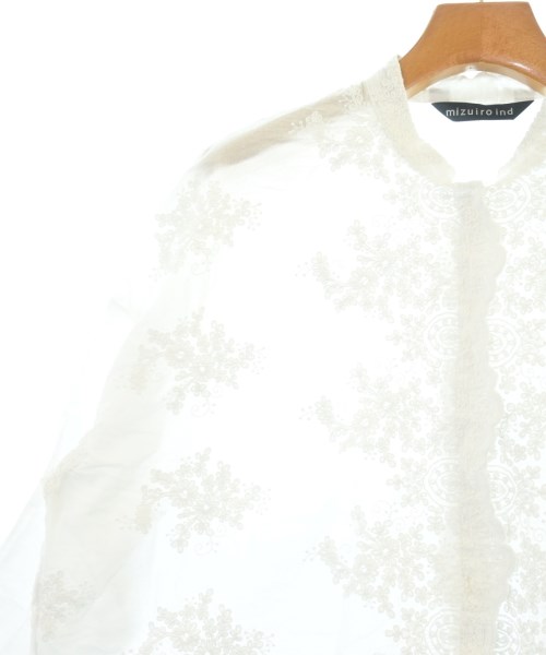 mizuiro ind（ミズイロインド）カジュアルシャツ 白 サイズ:F レディース/2200636299030